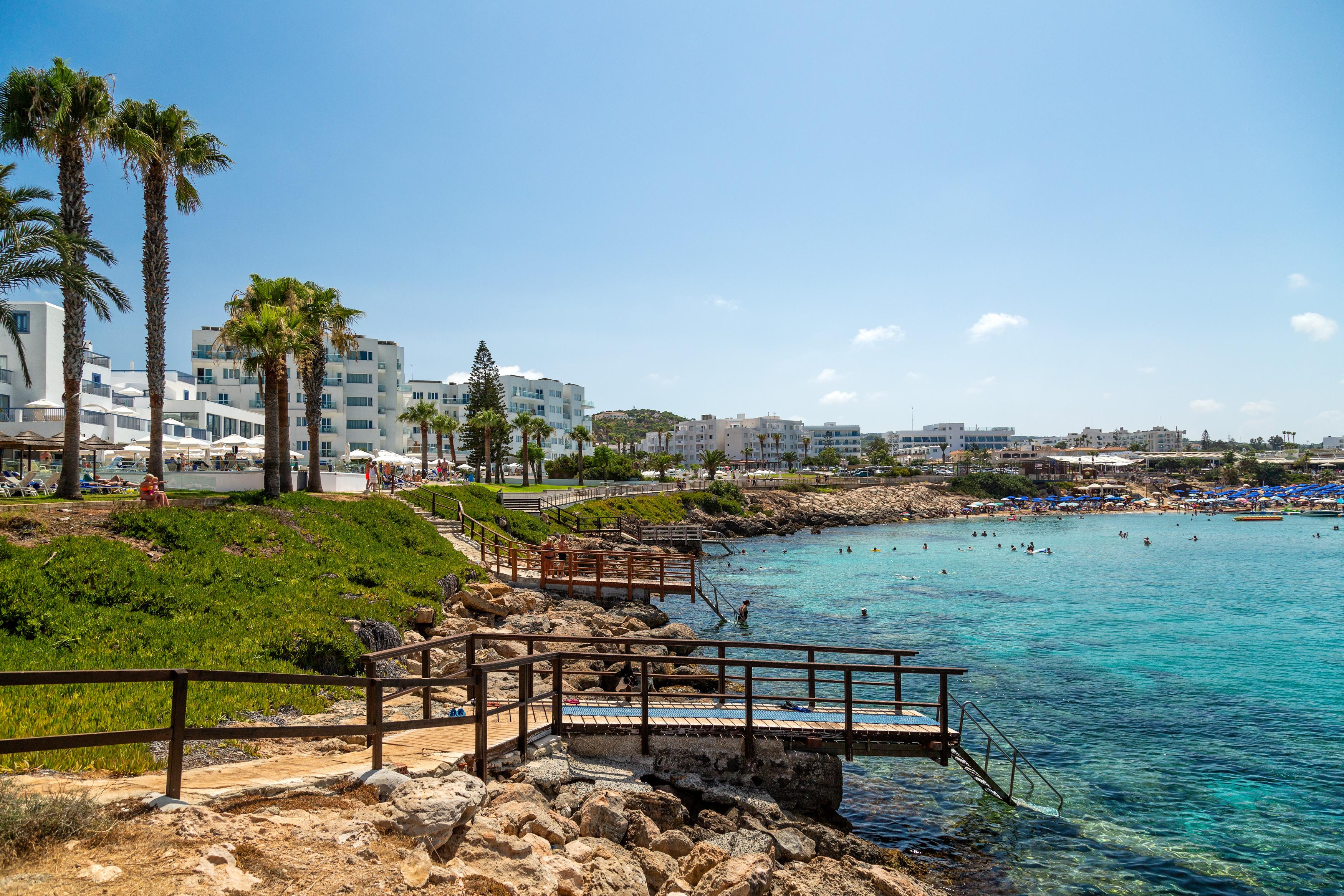 Nausicaa Beach Protaras Bagian luar foto