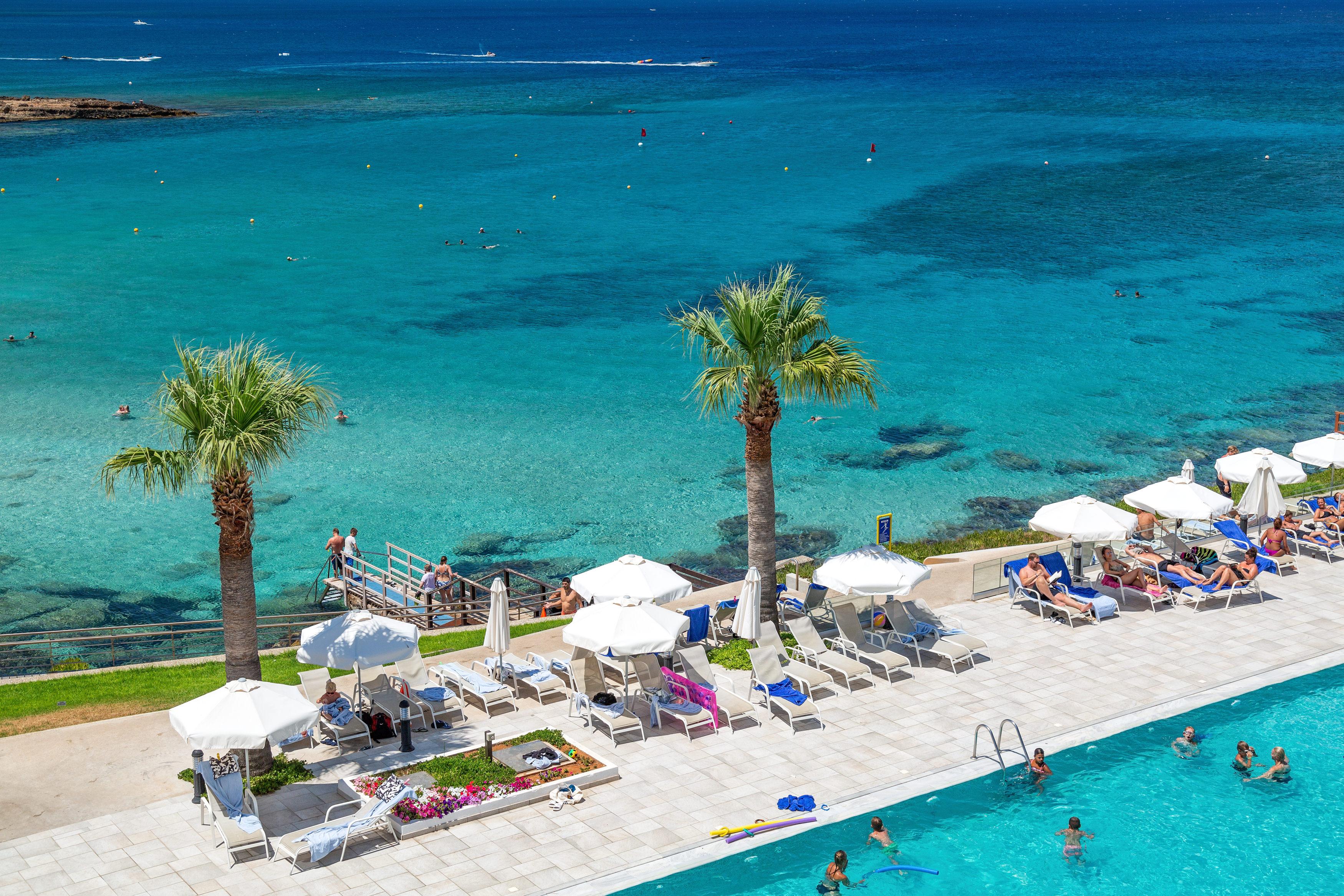 Nausicaa Beach Protaras Bagian luar foto