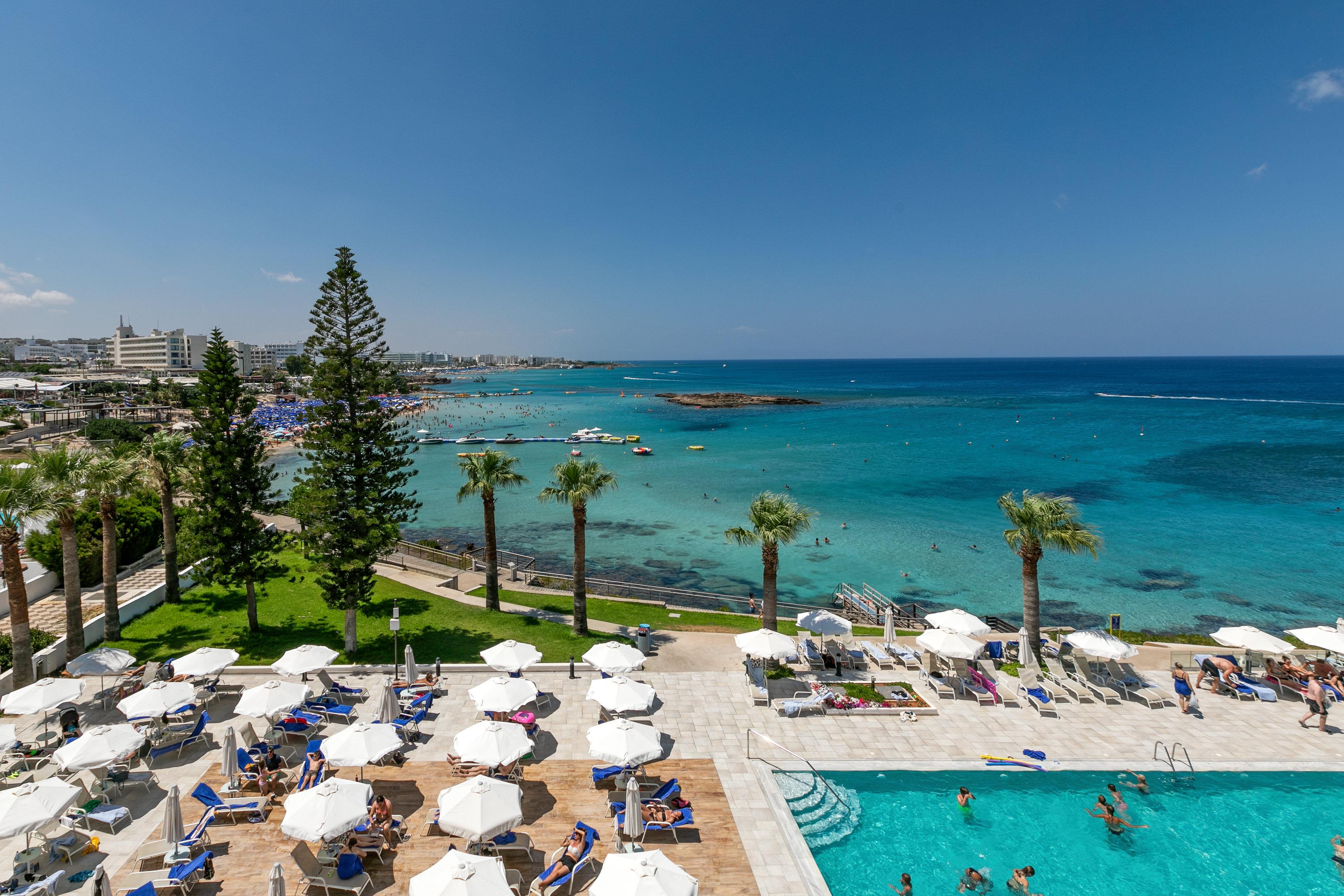 Nausicaa Beach Protaras Bagian luar foto